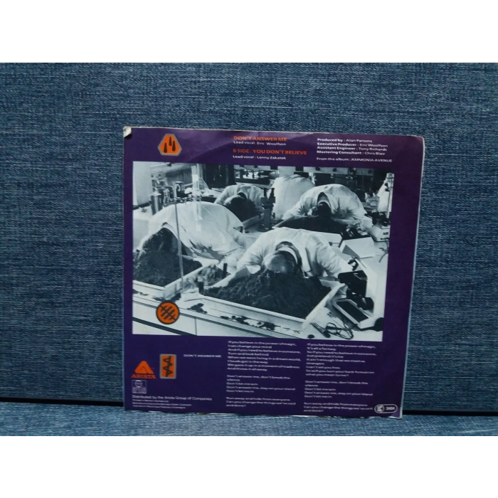 ALAN PARSONS PROJECT DONT ANSWER ME - BELIEVE