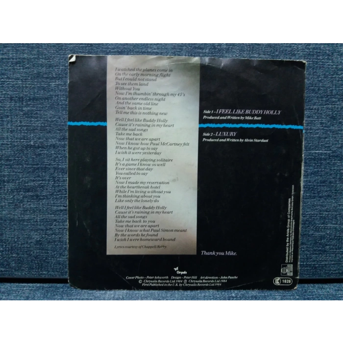 ALVIN STARDUST I FEEL LIKE BUDDY HOLLY LUXURY