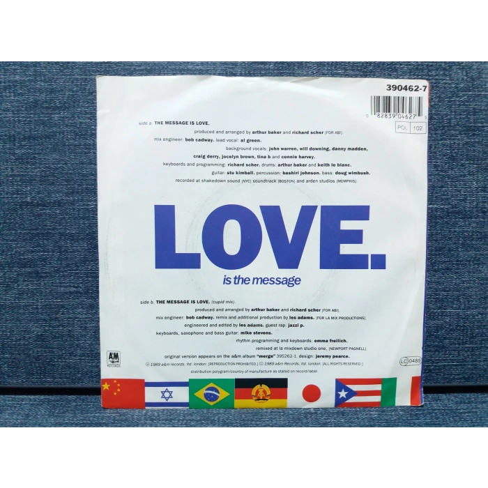 ARTHUR BAKER MESSAGE IS LOVE