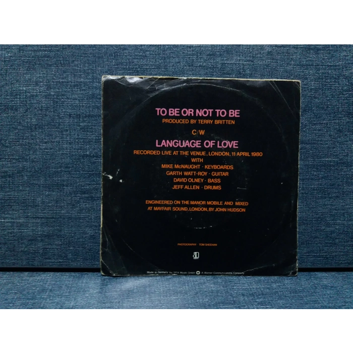 B.A. ROBERTSON TO BE OR NOT