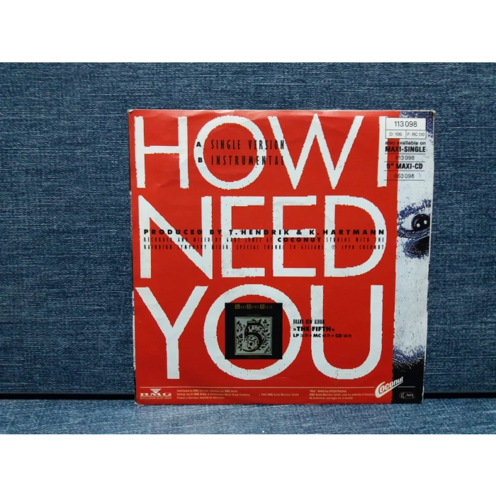 BAD BOYS BLUE HOW I NEED YOU