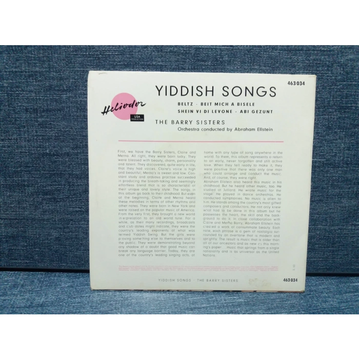 BARRY SISTERS YIDDISH SONGS