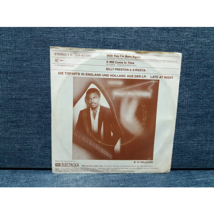 BILLY PRESTON SYREETA WITH YOU IM BORN AGAIN