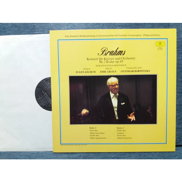 BRAHMS KLAVIER NR.2 EUGEN JOCHUM EMIL GILELS