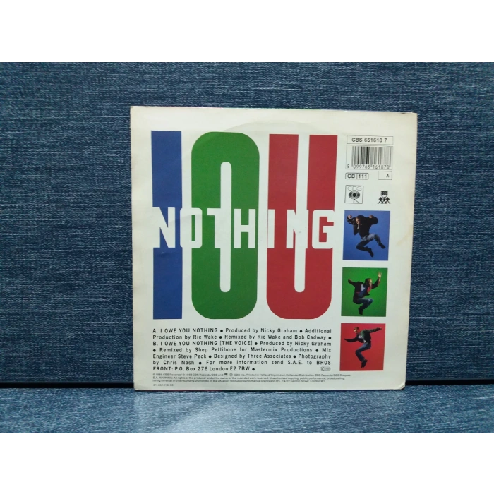 BROS I OWE YOU NOTHING