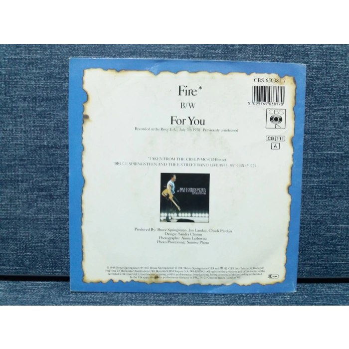 BRUCE SPRINGSTEEN FIRE  - FOR YOU