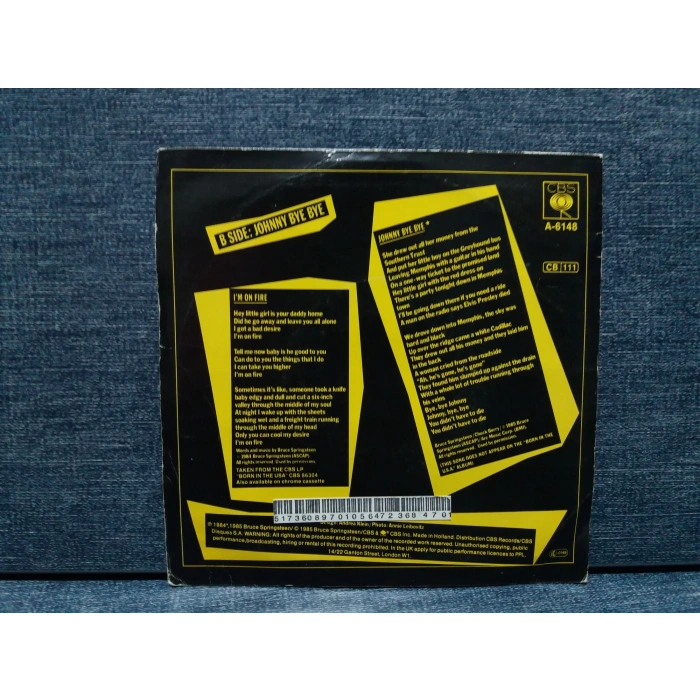 BRUCE SPRINGSTEEN IM ON FIRE  - JOHNNY BYE