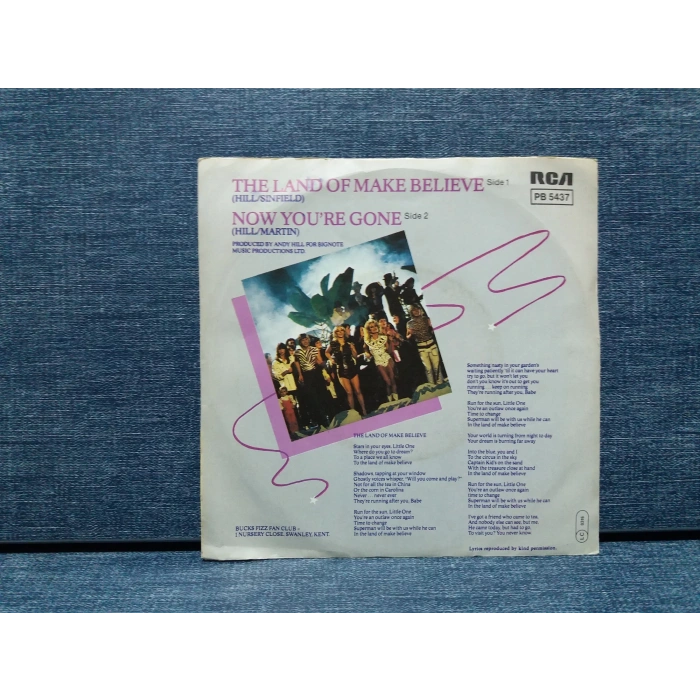 BUCKS FIZZ MAKE BELIEVE NOW GONE