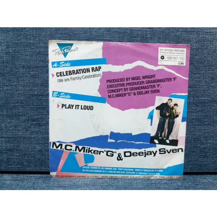 CELEBRATION RAP M.C. MICKER G  & DEEJAY SVEN