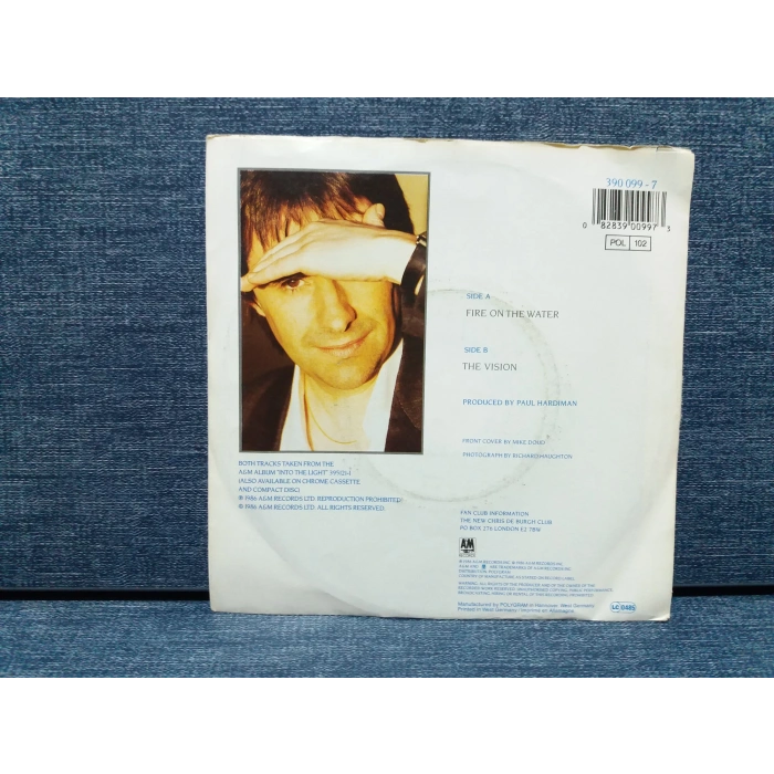 CHRIS DE BURGH FIRE ON THE WATER  - VISION