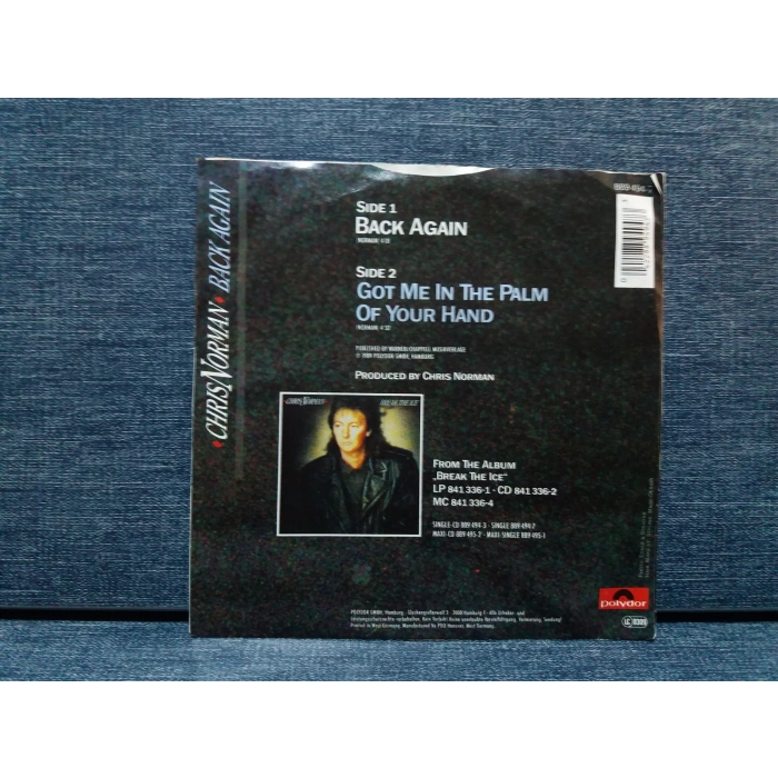 CHRIS NORMAN BACK AGAIN