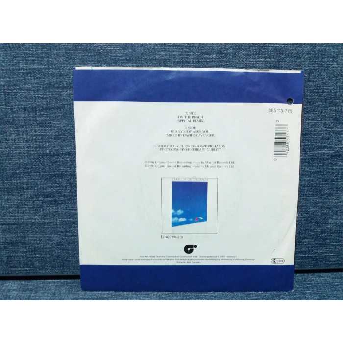 CHRIS REA ON THE BEACH