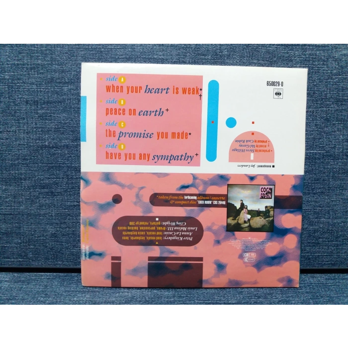 COCK ROBIN WHEN YOUR HEART IS WEAK   ( 2 PLAK )