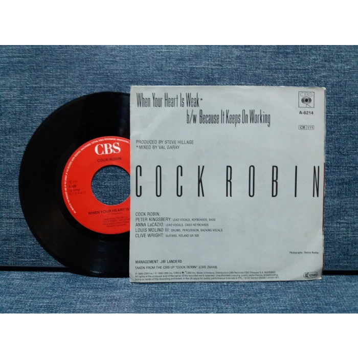 COCK ROBIN WHEN YOUR HEART IS WEAK