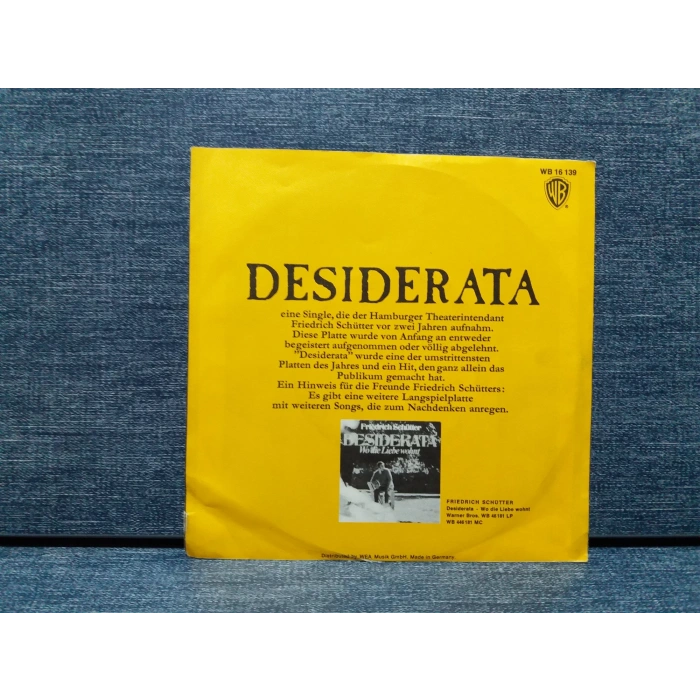 DESIDERATA LES CRANE