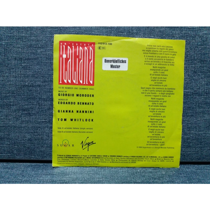 EDOARDO BENNATO GIANNA NANNINI  ( FIFA ITALIA 1990 )