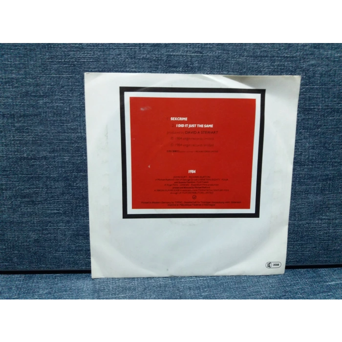 EURYTHMICS SEXCRIME - I DID IT JUST THE SAME