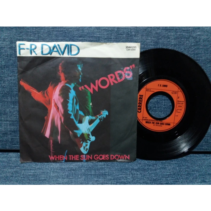 F-R DAVID WORDS WHEN THE SUN GOES