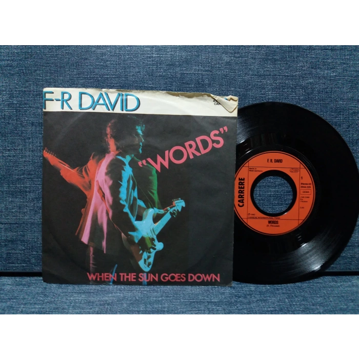 F-R DAVID WORDS WHEN THE SUN GOES DOWN