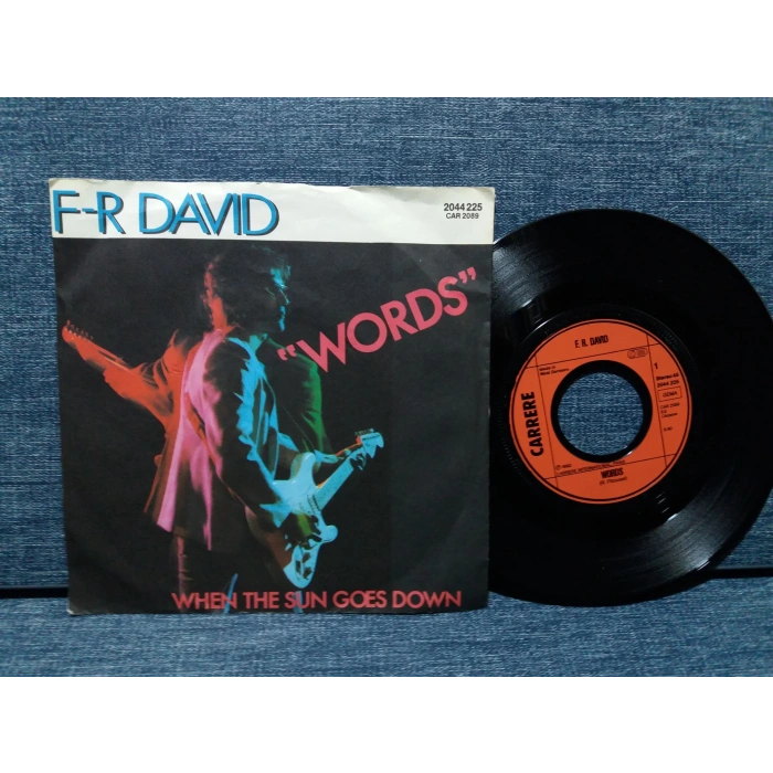 F-R DAVID WORDS WHEN THE SUN GOES DOWN