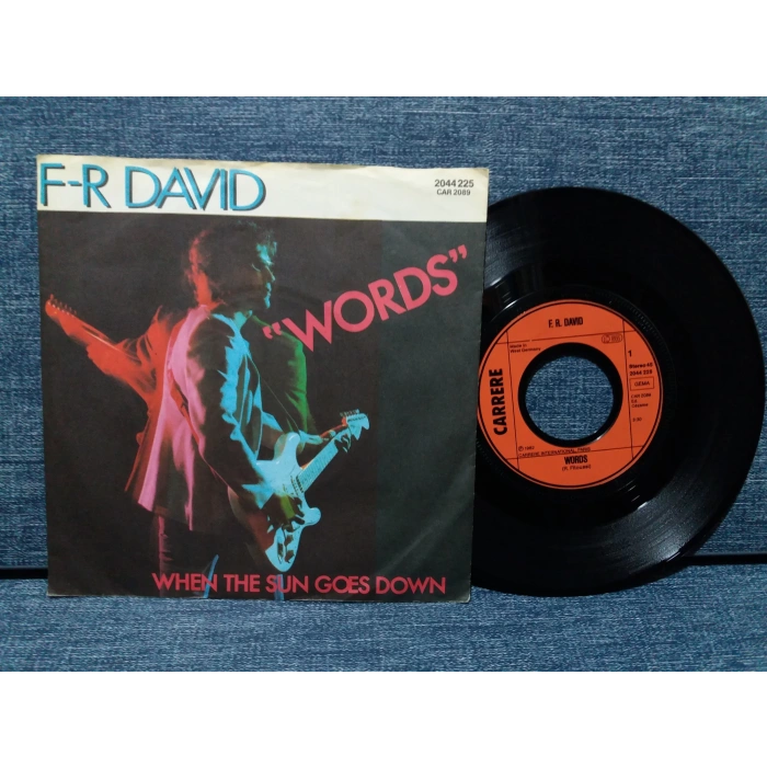 F-R DAVID WORDS WHEN THE SUN GOES DOWN