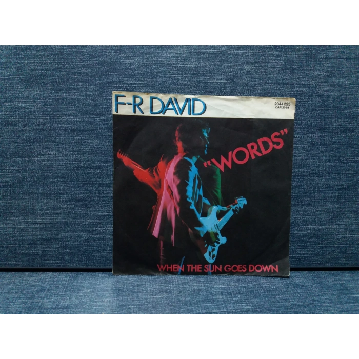 F-R DAVID WORDS WHEN THE SUN GOES DOWN