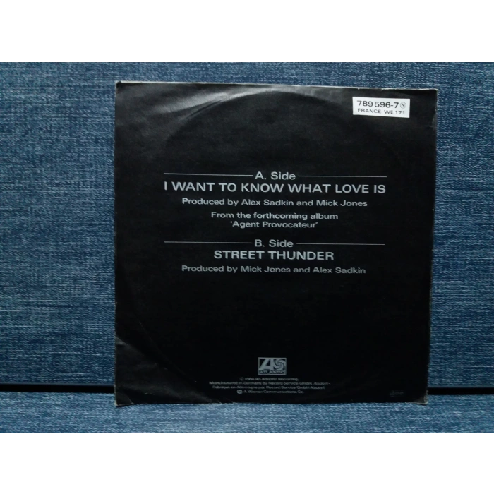 FOREIGNER I WANT TO KNOW WHAT LOVE IS