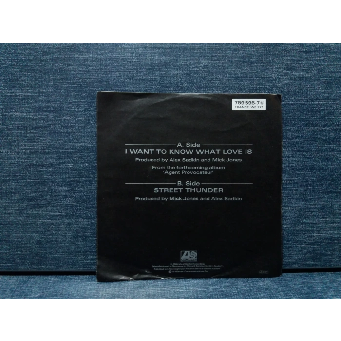 FOREIGNER I WANT TO KNOW WHAT LOVE IS