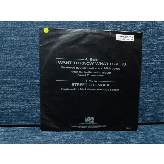 FOREIGNER I WANT TO KNOW WHAT LOVE IS