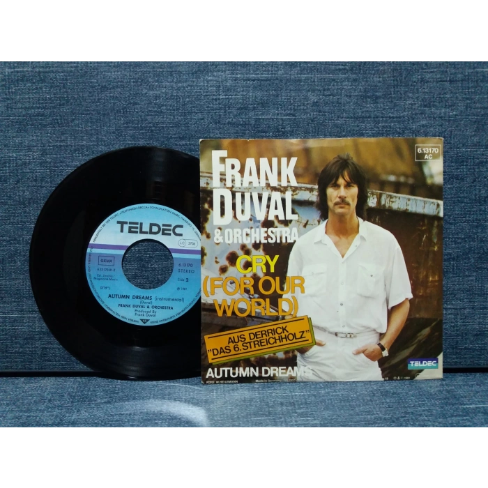 FRANK DUVAL CRY FOR OUR WORLD