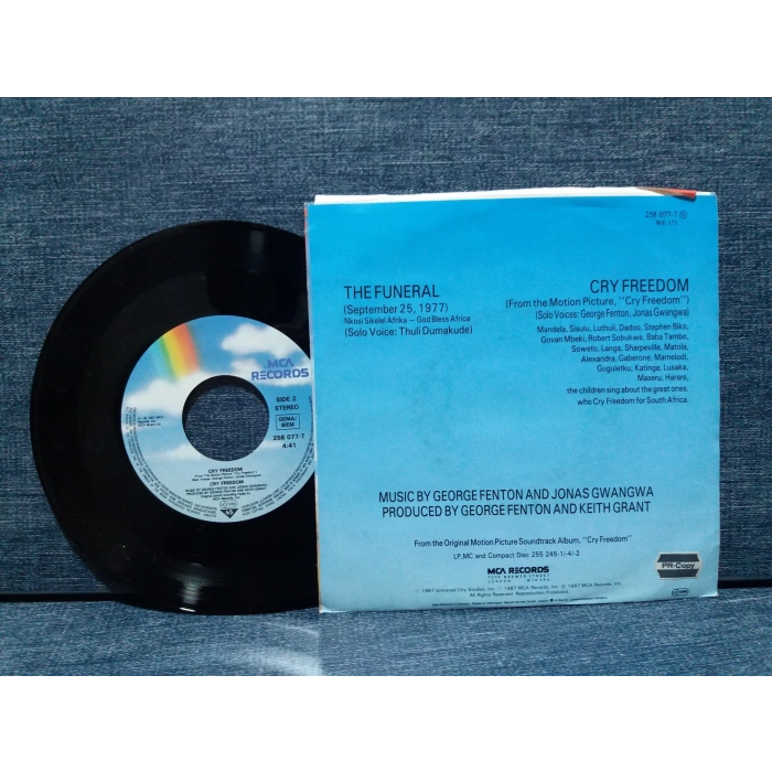 GEORGE FENTON JONAS CRY FREEDOM FUNERAL