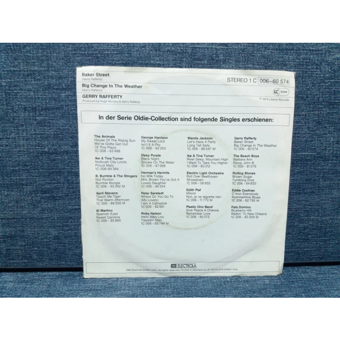 GERRY RAFFERTY BAKER STREET BIG CHANGE WEATHER