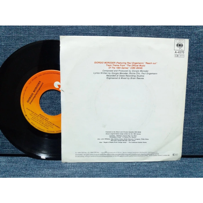 GIORGIO MORODER REACH OUT 1984 OLYMPIAD