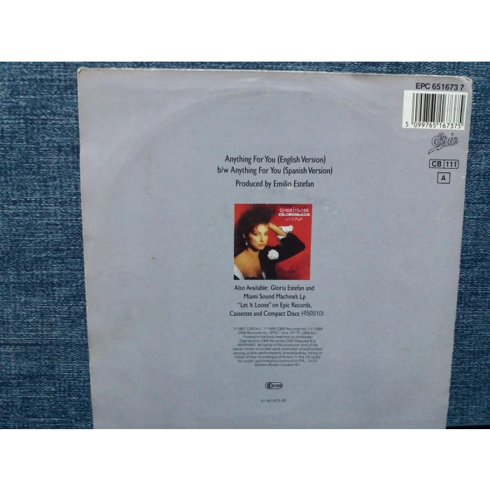 GLORIA ESTEFAN ANYTHING FOR YOU