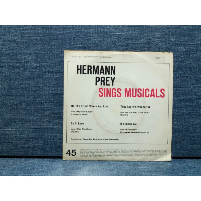 HERMANN PREY SINGS MUSICALS