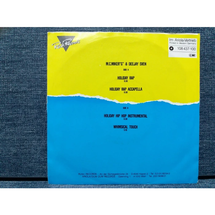 HOLIDAY RAP MIKER G  & DEEJAY SVEN