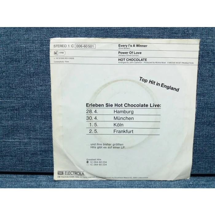 HOT CHOCOLATE EVERY WINNER