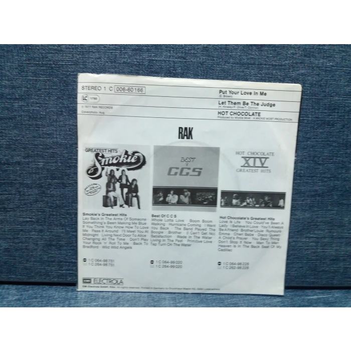 HOT CHOCOLATE PUT YOUR LOVE IN ME  - THE JUDGE