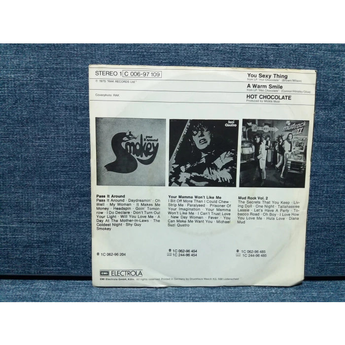 HOT CHOCOLATE YOU SEXY THING A WARM