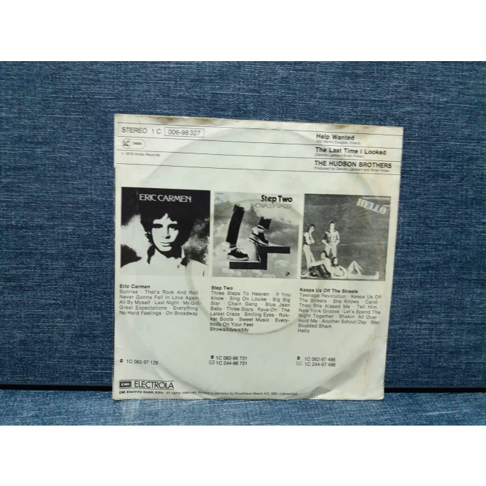 HUDSON BROTHERS HELP WANTED