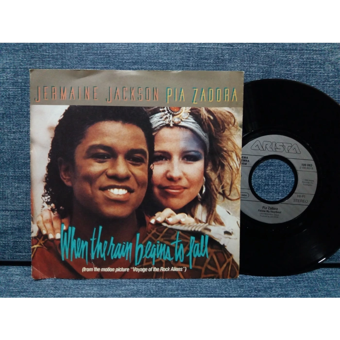 JERMAINE JACKSON PIA ZADORA WHEN THE RAIN