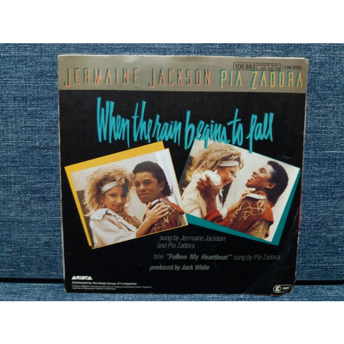 JERMAINE JACKSON PIA ZADORA WHEN THE RAIN