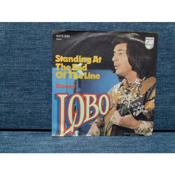 LOBO STANDING AT THE ENDOF THE LINE