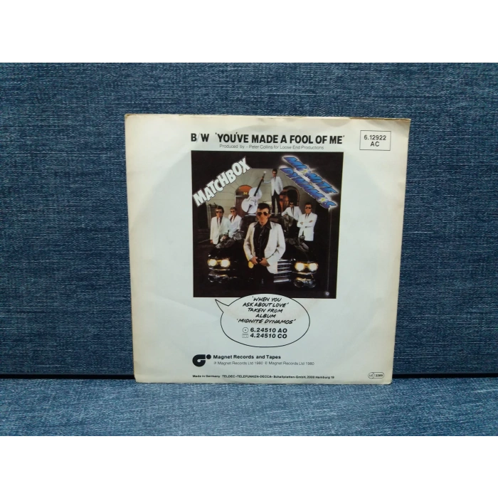 MATCHBOX WHEN YOU ASK ABOUT LOVE