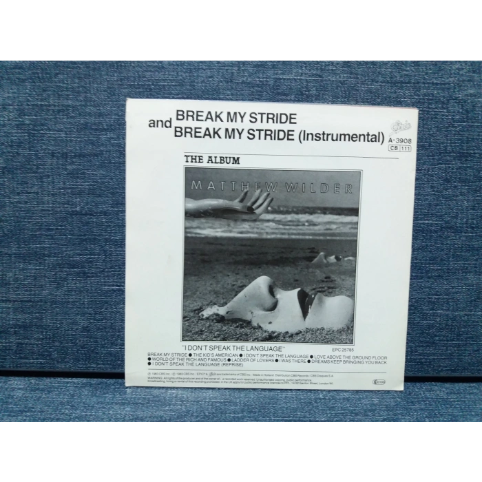 MATTHEW WILDER BREAK MY STRIDE