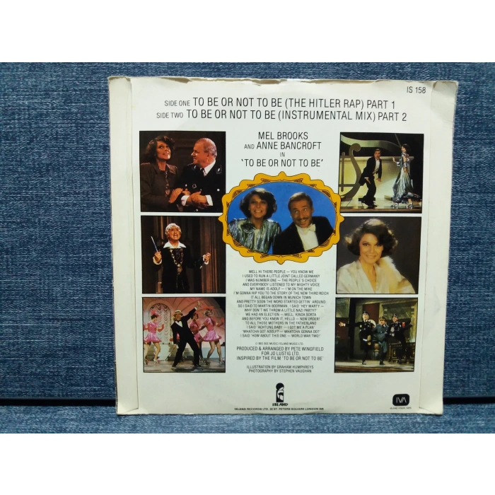 MEL BROOKS TO BE OR NOT TO BE