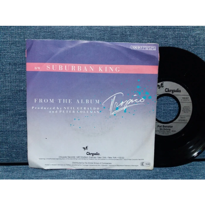 PAT BENATAR WE BELONG