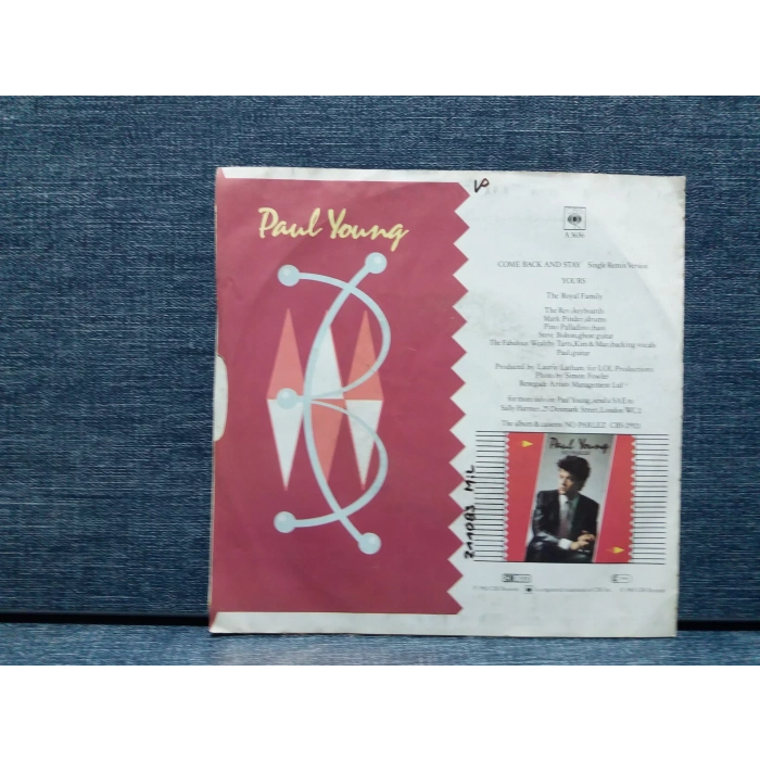 PAUL YOUNG COME BACK AND STAY