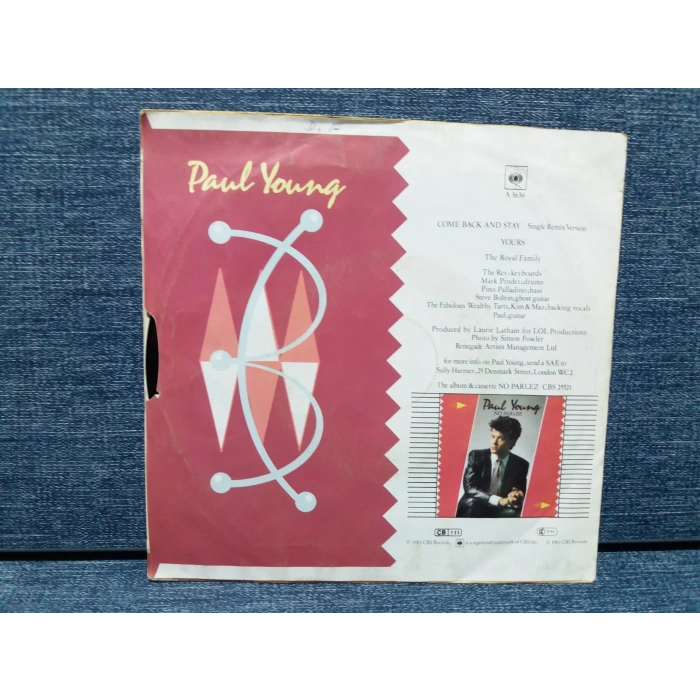 PAUL YOUNG COME BACK AND STAY REMIX