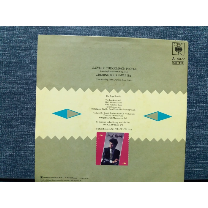 PAUL YOUNG LOVE COMMON PEOPLE